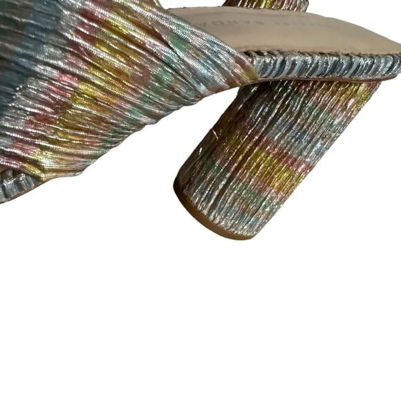 Loeffler Randall Penny Pleated Bow Heels sz 8 - Picture 8 of 12